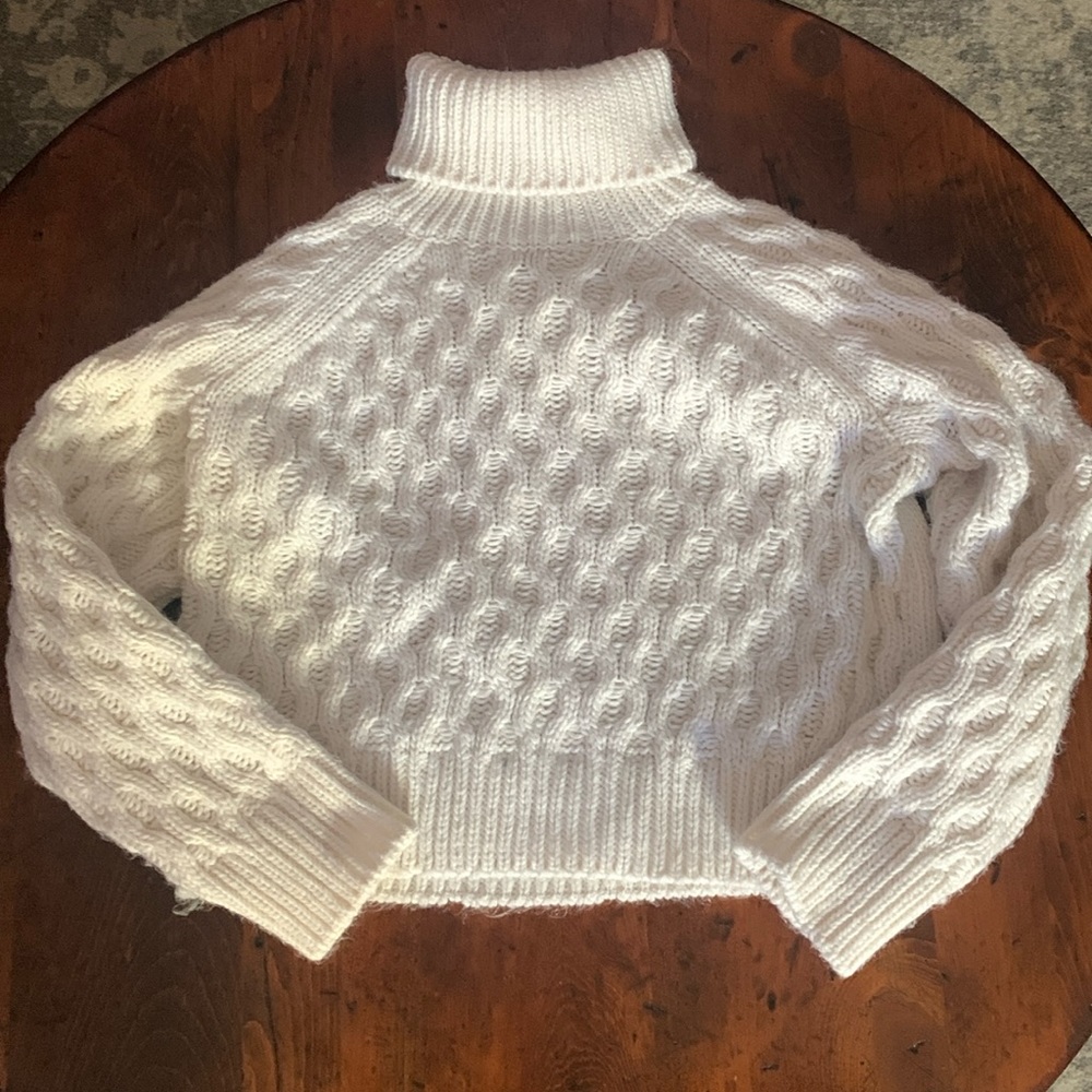 Cream Cable Knit Sweater